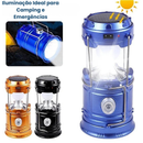Lanterna Camping Retrátil Solar